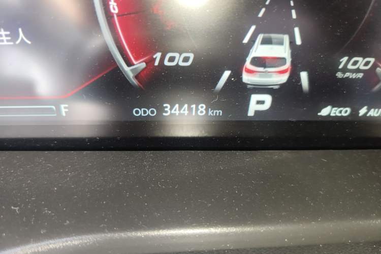 Used CHANGAN CS75 New Energy 2018 1.5T PHEV Progressive Trim Odometer Close Up