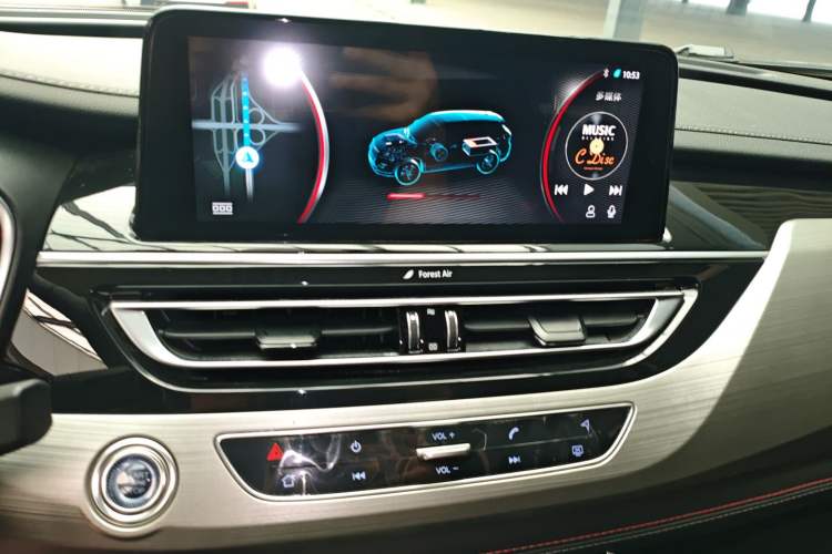 Used CHANGAN CS75 New Energy 2020 1.5T PHEV Ambition Model Audio And AC Panel