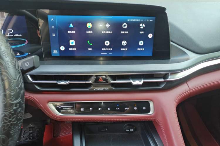 Used CHANGAN CS75 PLUS 2020 2.0T Automatic Flagship Edition Audio And AC Panel