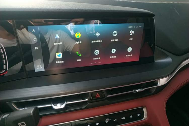 Used CHANGAN CS75 PLUS 2020 1.5T Automatic Luxury Version Audio And AC Panel