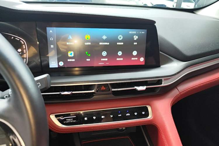 Used CHANGAN CS75 PLUS 2020 1.5T Automatic Luxury Version Audio And AC Panel