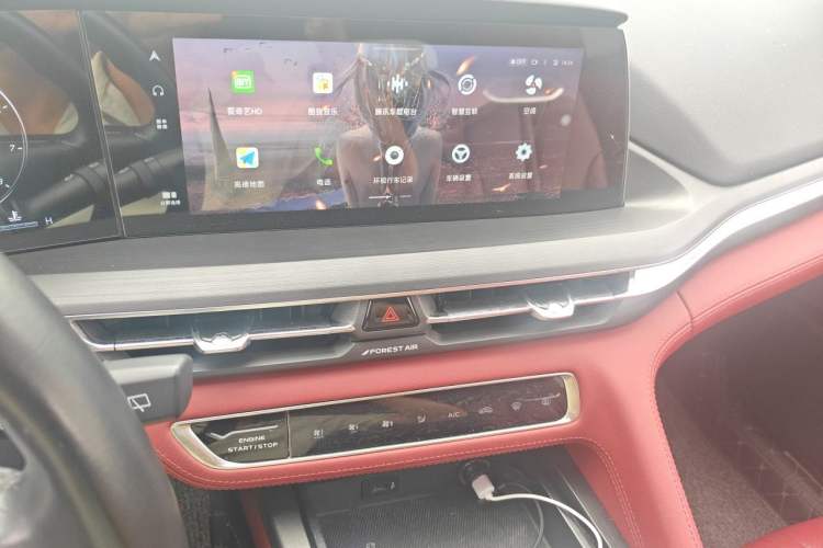 Used CHANGAN CS75 PLUS 2020 2.0T Automatic Flagship Edition Audio And AC Panel