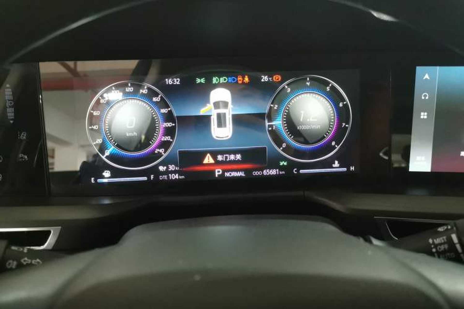Used CHANGAN CS75 PLUS 2020 2.0T Automatic Flagship Edition Instrument Cluster