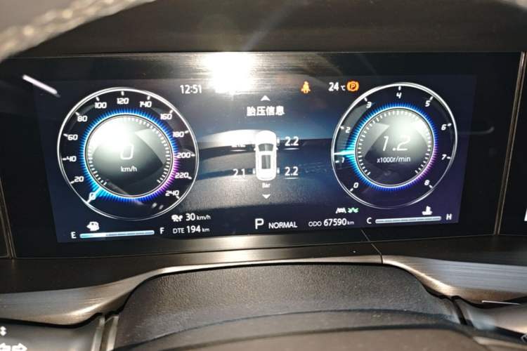 Used CHANGAN CS75 PLUS 2020 2.0T Automatic Flagship Edition Instrument Cluster