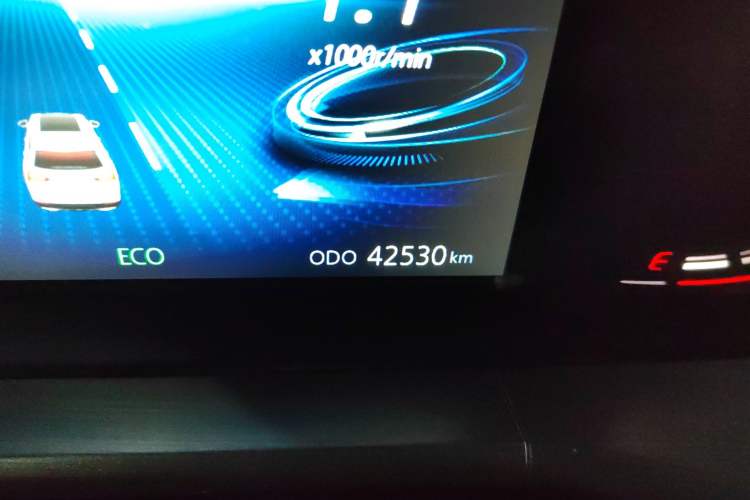 Used CHANGAN CS75 PLUS 2020 1.5T Manual Luxury Version Odometer Close Up