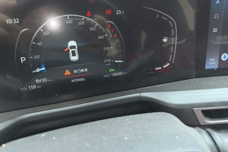 Used CHANGAN CS75 PLUS 2020 2.0T Automatic Pilot Version Odometer Close Up