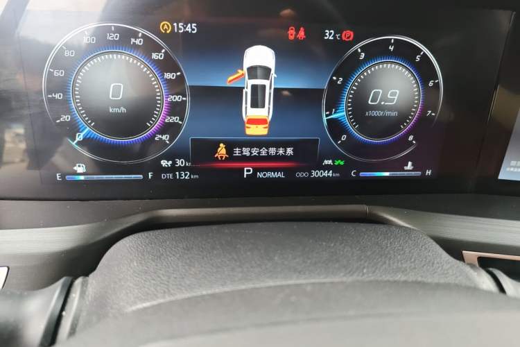 Used CHANGAN CS75 PLUS 2020 2.0T Automatic Flagship Edition Odometer Close Up