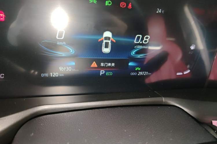 Used CHANGAN CS75 PLUS 2020 2.0T Automatic Pilot Version Odometer Close Up
