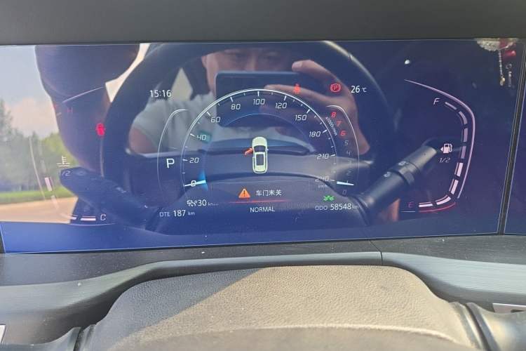 Used CHANGAN CS75 PLUS 2020 2.0T Automatic Pilot Version Odometer Close Up