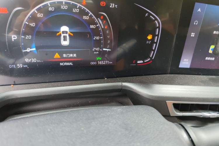 Used CHANGAN CS75 PLUS 2020 1.5T Automatic Prestige Edition Odometer Close Up