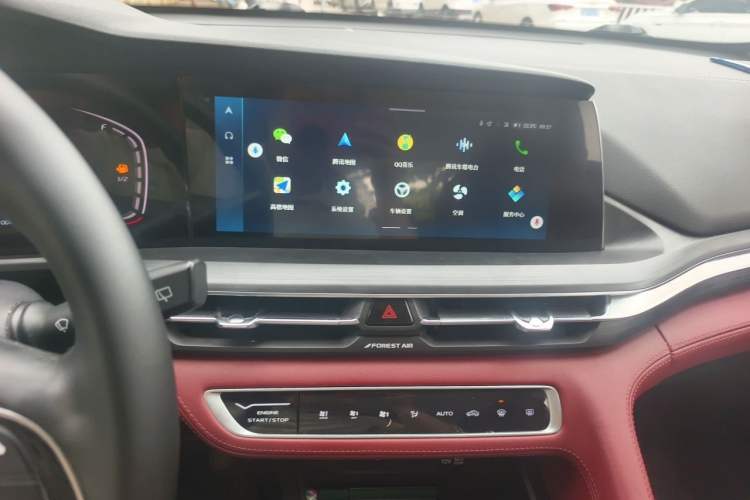 Used CHANGAN CS75 PLUS 2021 1.5T Automatic Luxury Version Audio And AC Panel