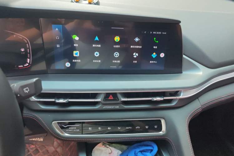 Used CHANGAN CS75 PLUS 2021 2.0T Automatic Pilot Version Audio And AC Panel