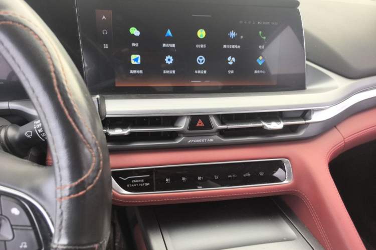 Used CHANGAN CS75 PLUS 2021 1.5T Automatic Luxury Version Audio And AC Panel