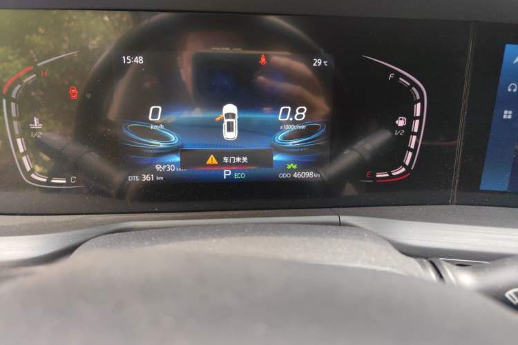 Used CHANGAN CS75 PLUS 2021 2.0T Automatic Pilot Version Odometer Close Up
