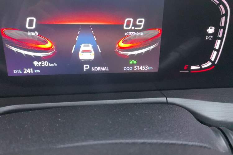 Used CHANGAN CS75 PLUS 2021 2.0T Automatic Pilot Version Odometer Close Up