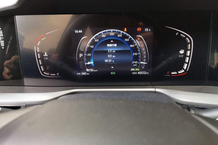 Used CHANGAN CS75 PLUS 2021 2.0T Automatic Pilot Version Odometer Close Up