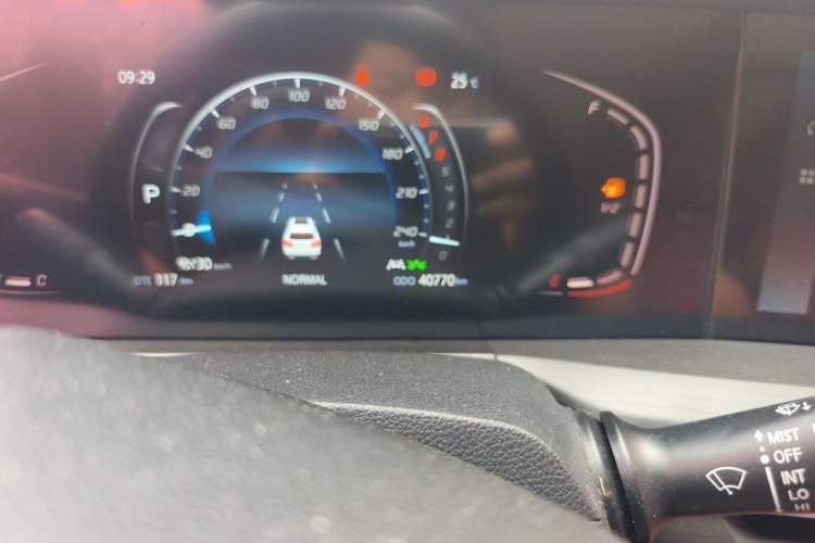 Used CHANGAN CS75 PLUS 2021 1.5T Automatic Prestige Model Odometer Close Up