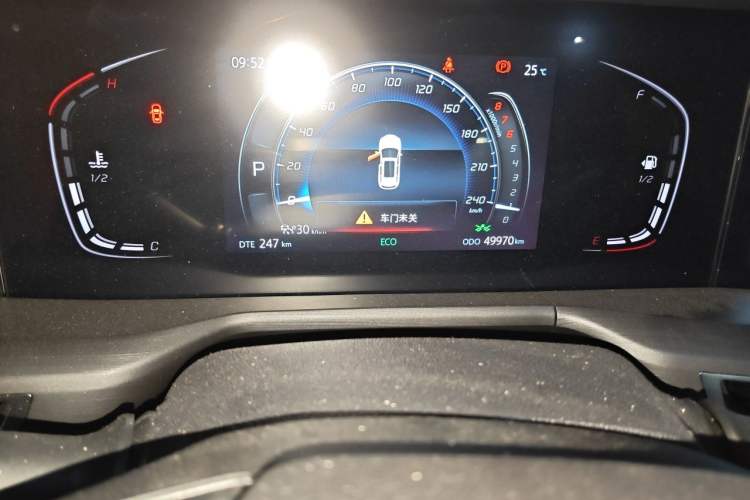 Used CHANGAN CS75 PLUS 2021 2.0T Automatic Pilot Version Odometer Close Up