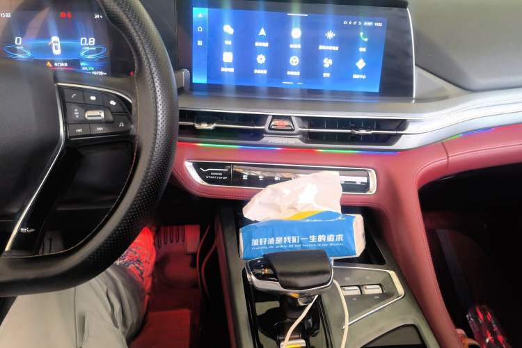 Used CHANGAN CS75 PLUS 2021 2.0T Automatic Pilot Version Audio And AC Panel