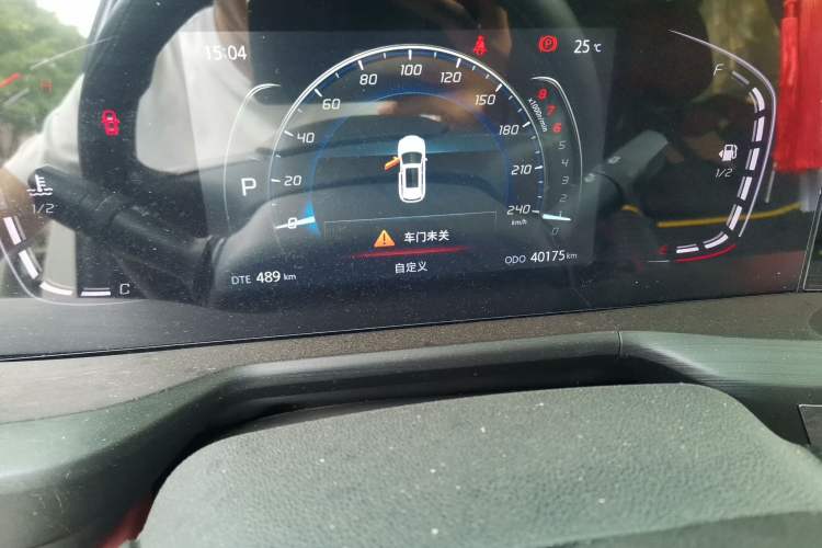 Used CHANGAN CS75 PLUS 2021 1.5T Automatic Pioneer Model Odometer Close Up