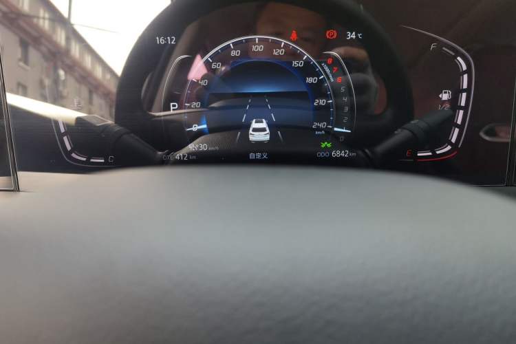 Used CHANGAN CS75 PLUS 2021 2.0T Automatic Pilot Version Odometer Close Up