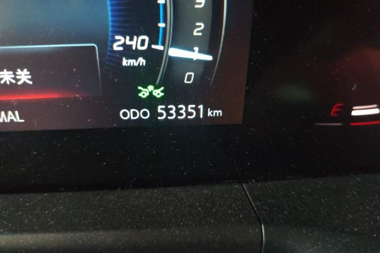 Used CHANGAN CS75 PLUS 2021 2.0T Automatic Pilot Version Odometer Close Up
