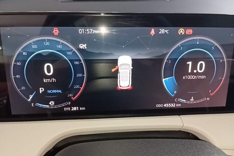 Used CHANGAN CS75 PLUS 2022 2nd Generation 2.0T Automatic Navigation Version Instrument Cluster