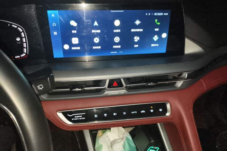 Used CHANGAN CS75 PLUS 2022 Classic Edition 1.5T Automatic Pioneer Model Audio And AC Panel