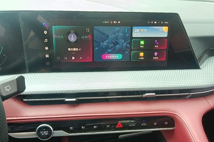 Used CHANGAN CS75 PLUS 2022 2nd Generation 1.5T Automatic Prestige Version Audio And AC Panel