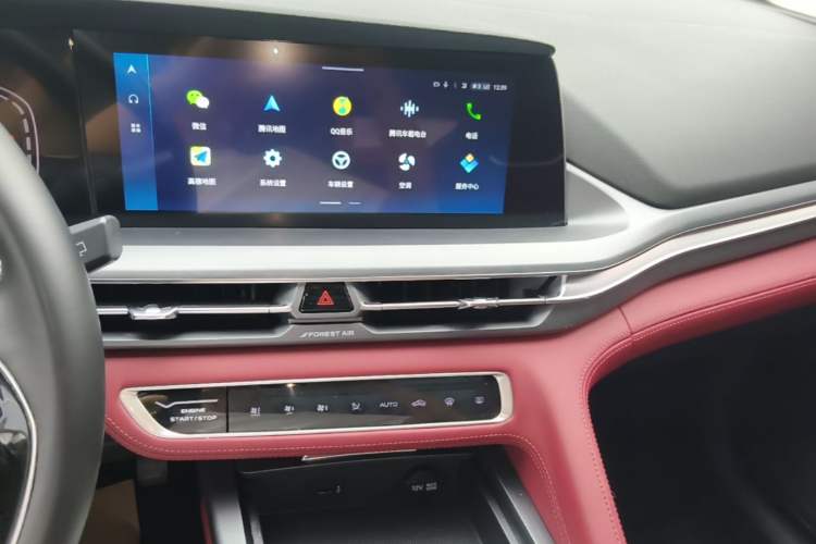 Used CHANGAN CS75 PLUS 2022 1.5T Automatic Luxury Model Audio And AC Panel