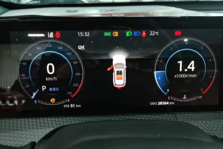 Used CHANGAN CS75 PLUS 2022 2nd Generation 1.5T Automatic Prestige Version Instrument Cluster