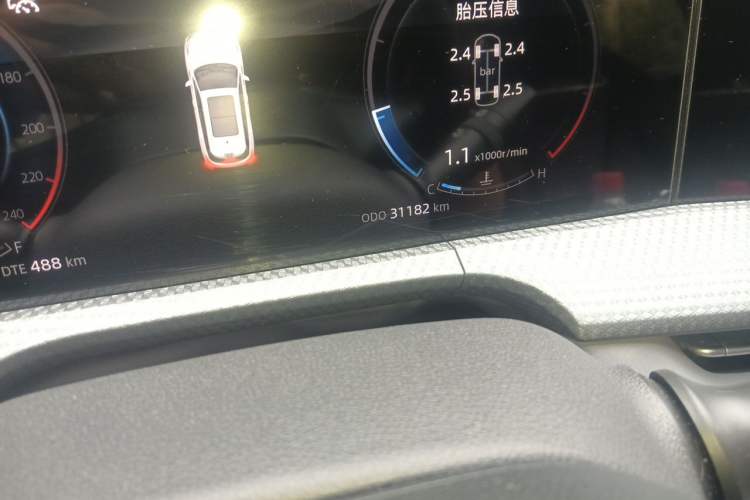 Used CHANGAN CS75 PLUS 2022 2nd Generation 1.5T Automatic Prestige Version Odometer Close Up