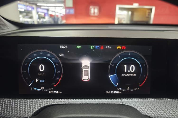 Used CHANGAN CS75 PLUS 2022 2nd Generation 1.5T Automatic Prestige Version Odometer Close Up