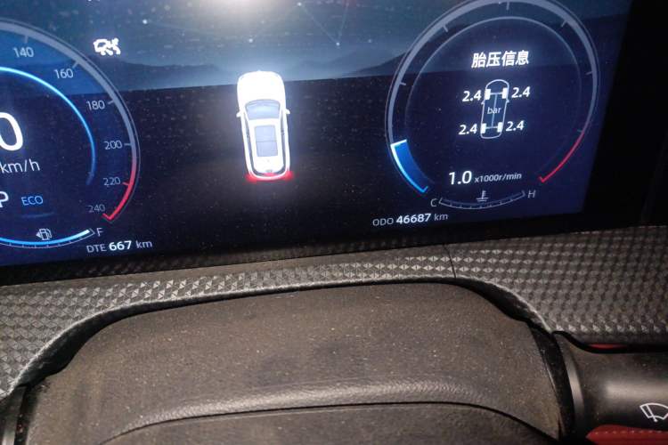 Used CHANGAN CS75 PLUS 2022 2nd Generation 1.5T Automatic Prestige Version Odometer Close Up