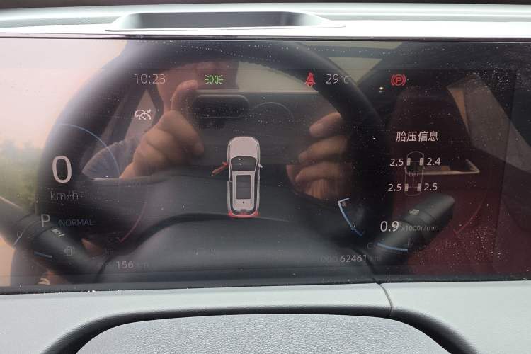 Used CHANGAN CS75 PLUS 2022 2nd Generation 2.0T Automatic Navigation Version Odometer Close Up