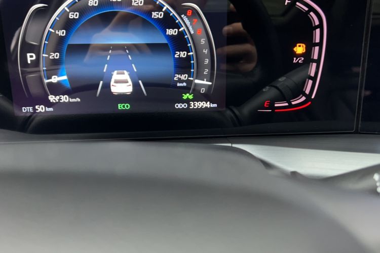 Used CHANGAN CS75 PLUS 2022 2.0T Automatic Pilot Version Odometer Close Up