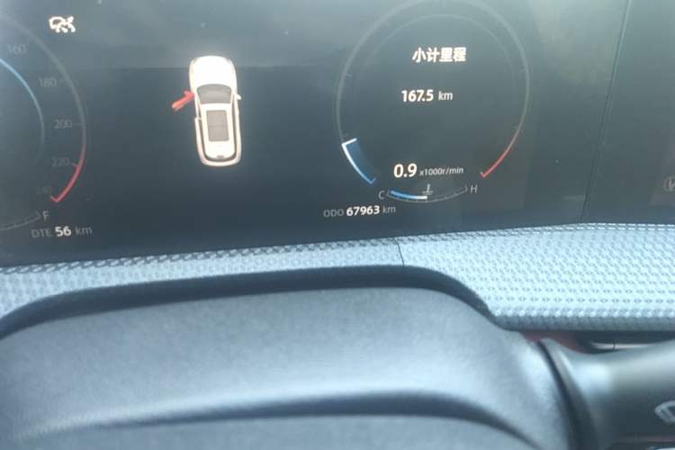 Used CHANGAN CS75 PLUS 2022 2nd Generation 1.5T Automatic Prestige Version Odometer Close Up