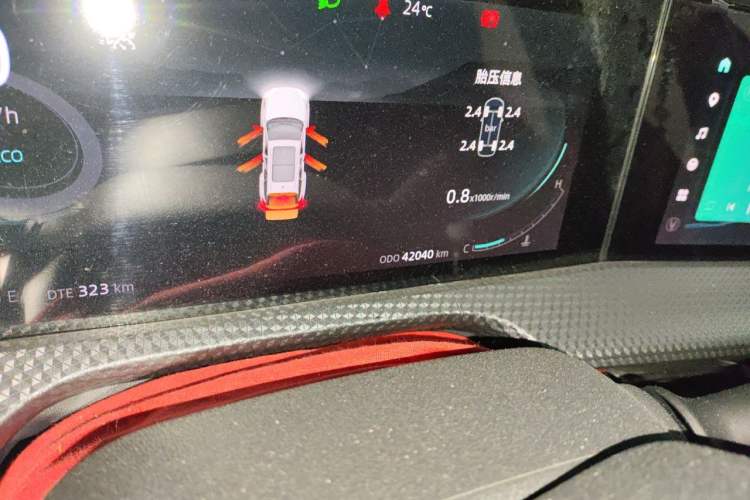 Used CHANGAN CS75 PLUS 2022 2nd Generation 1.5T Automatic Prestige Version Odometer Close Up