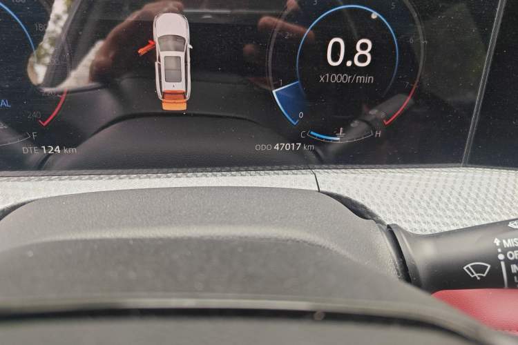 Used CHANGAN CS75 PLUS 2022 2nd Generation 1.5T Automatic Luxury Version Odometer Close Up