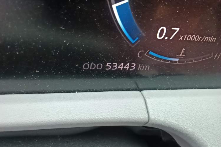 Used CHANGAN CS75 PLUS 2022 2nd Generation 2.0T Automatic Navigation Version Odometer Close Up