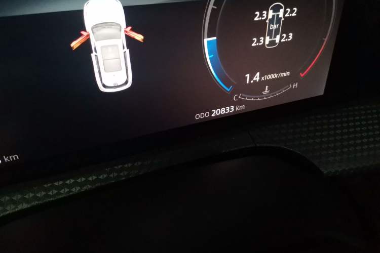 Used CHANGAN CS75 PLUS 2022 2nd Generation 1.5T Automatic Prestige Version Odometer Close Up
