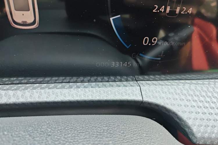 Used CHANGAN CS75 PLUS 2022 2nd Generation 1.5T Automatic Prestige Version Odometer Close Up