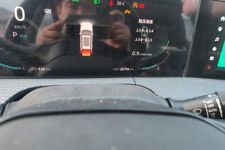 Used CHANGAN CS75 PLUS 2022 2nd Generation 1.5T Automatic Prestige Version Odometer Close Up