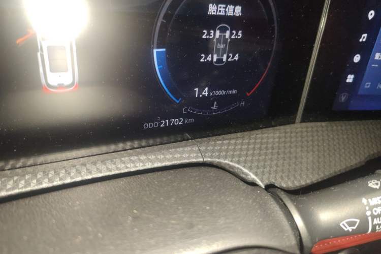 Used CHANGAN CS75 PLUS 2022 2nd Generation 1.5T Automatic Prestige Version Odometer Close Up