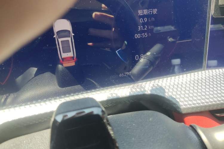 Used CHANGAN CS75 PLUS 2022 2nd Generation 1.5T Automatic Pilot Version Odometer Close Up
