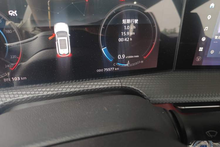 Used CHANGAN CS75 PLUS 2022 2nd Generation 1.5T Automatic Prestige Version Odometer Close Up