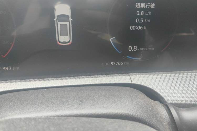 Used CHANGAN CS75 PLUS 2022 2nd Generation 1.5T Automatic Prestige Version Odometer Close Up