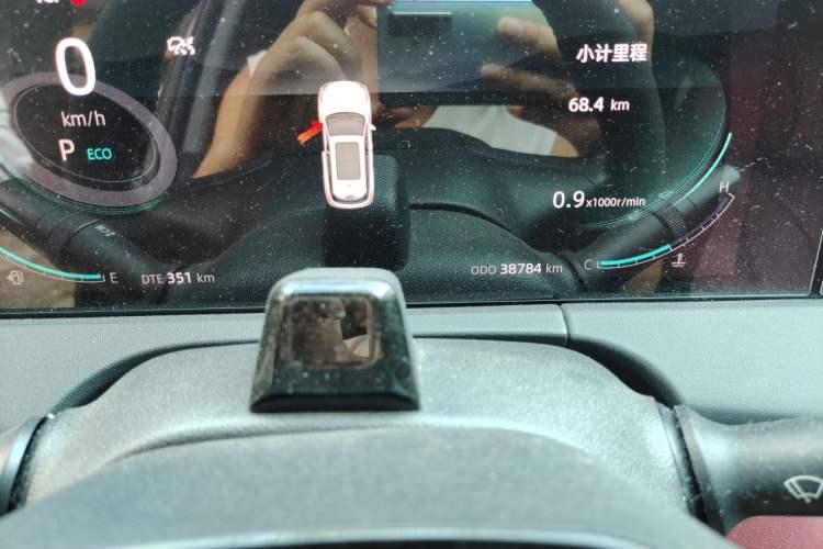 Used CHANGAN CS75 PLUS 2022 2.0T Automatic Flagship Edition Odometer Close Up