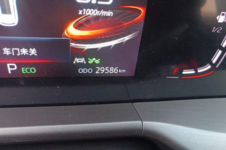 Used CHANGAN CS75 PLUS 2022 2.0T Automatic Pilot Version Odometer Close Up