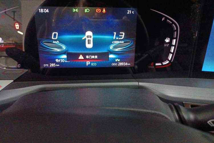 Used CHANGAN CS75 PLUS 2022 2.0T Automatic Pilot Version Odometer Close Up